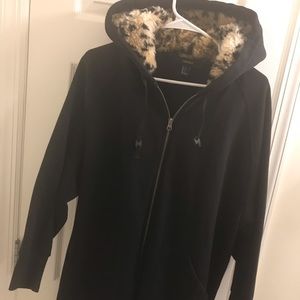 Forever21  long zip up hoodie